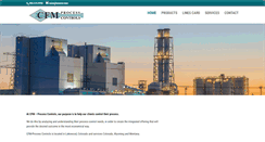 Desktop Screenshot of cfmprocesscontrols.com