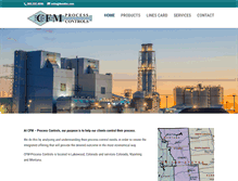 Tablet Screenshot of cfmprocesscontrols.com